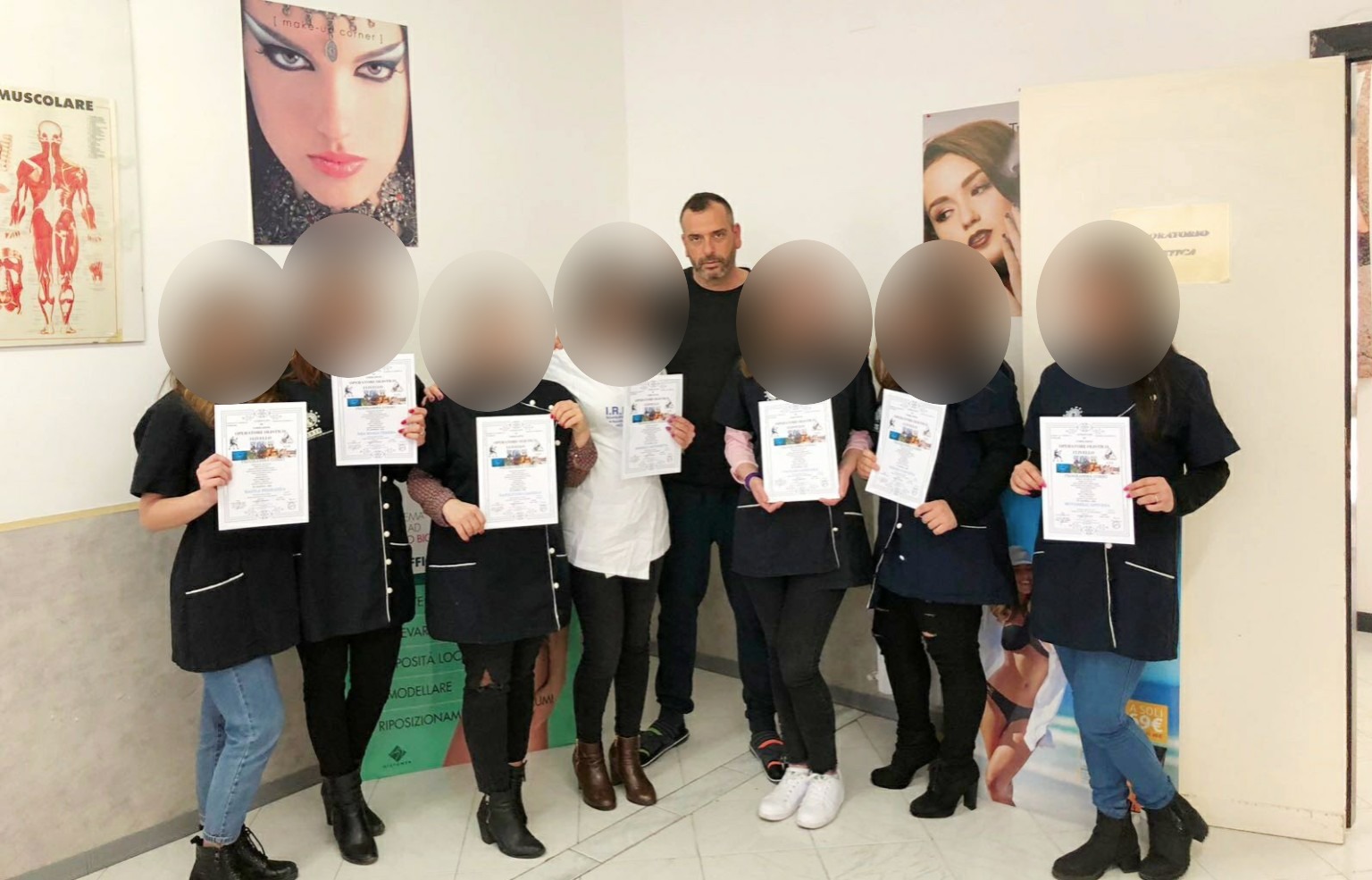 Consegna degli attestati a fine corso